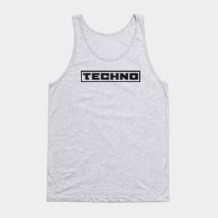 Techno #2 (BLACK FONT) Tank Top